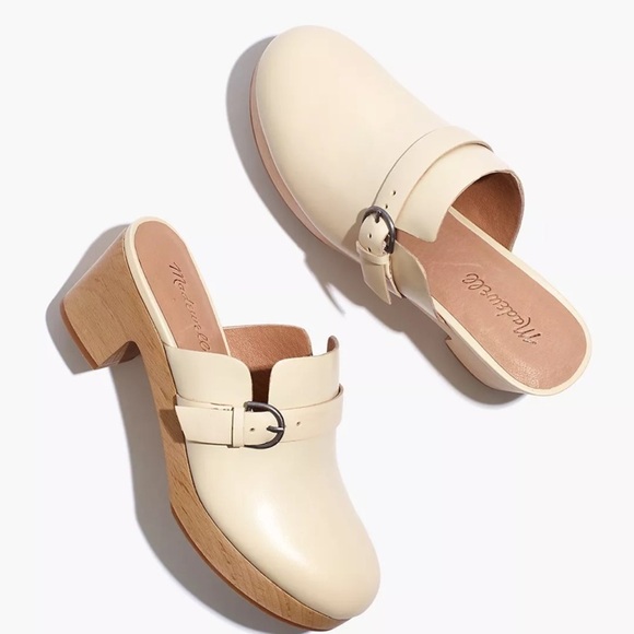 Madewell Shoes - The Monique Buckle Clog Size 9 Flaw